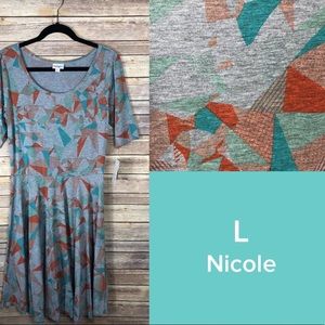 Large LuLaRoe Nicole Dress New